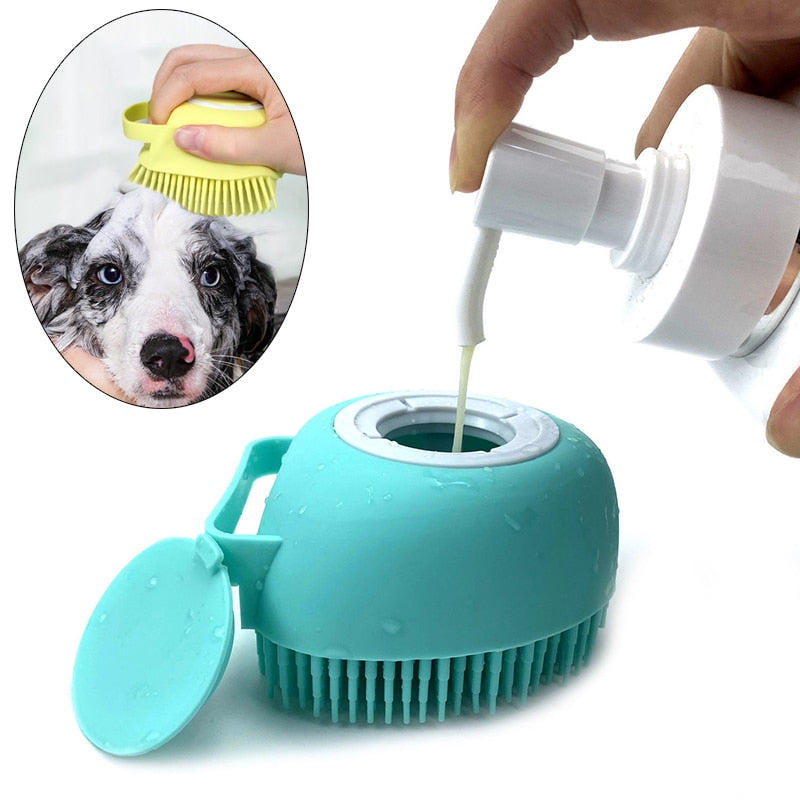 Pet Bath Massage Gloves Brush