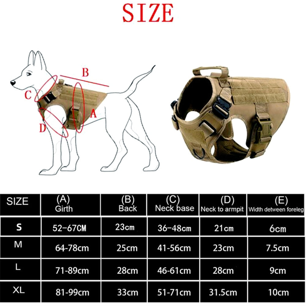 Tactical Military Vest for Dogs